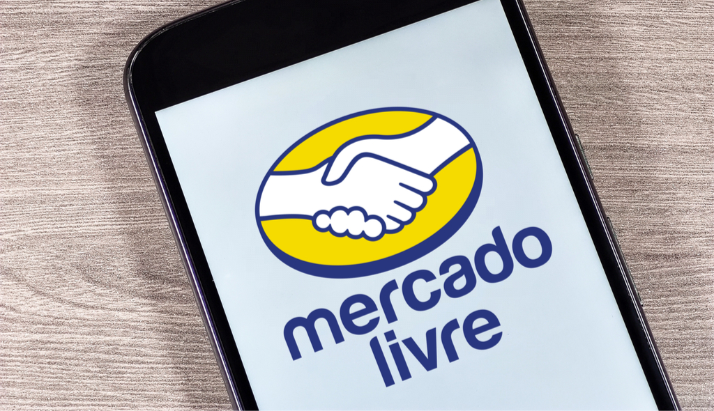 mercado livre na tela de smartphone