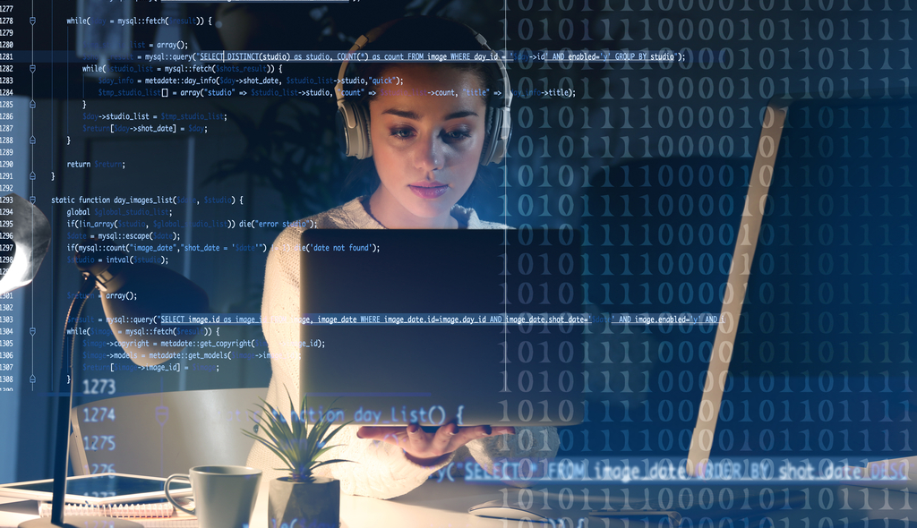 programador, programadora, mulher, códigos