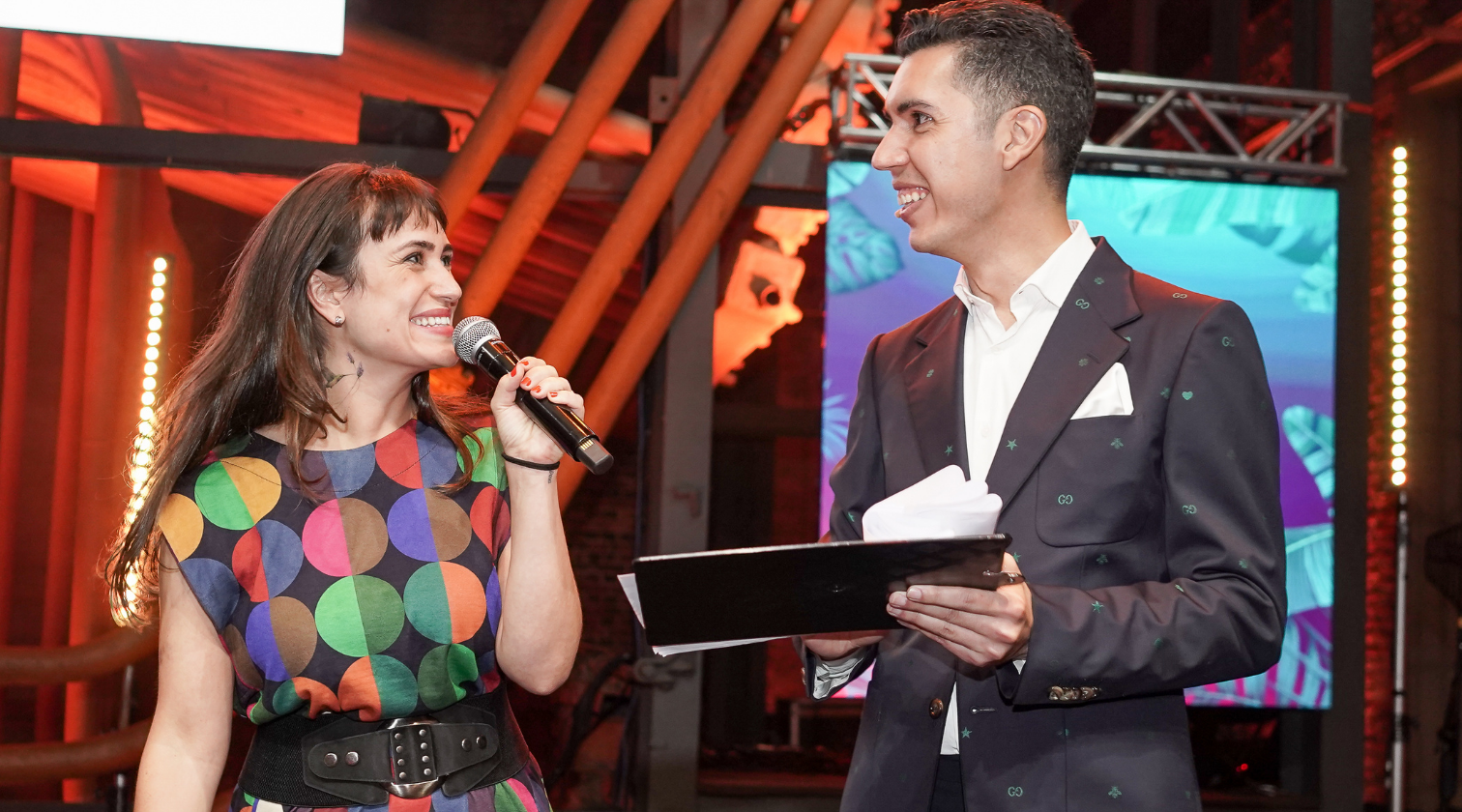 Os sócio-diretores da IT Mídia na cerimônia do ano passado