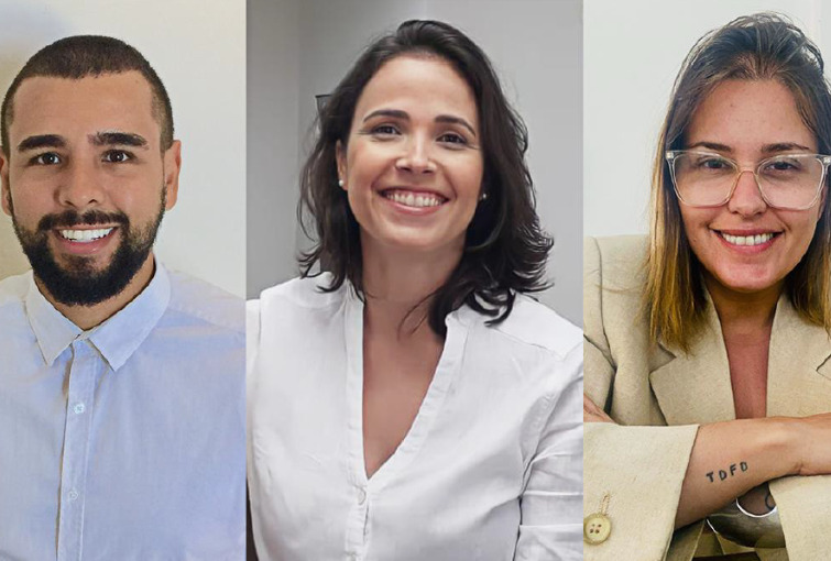 Ariel Salles, Luciane Silva e Renata Figueiredo