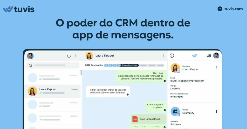 Tuvis leva relacionamento com cliente a outra dimensão
