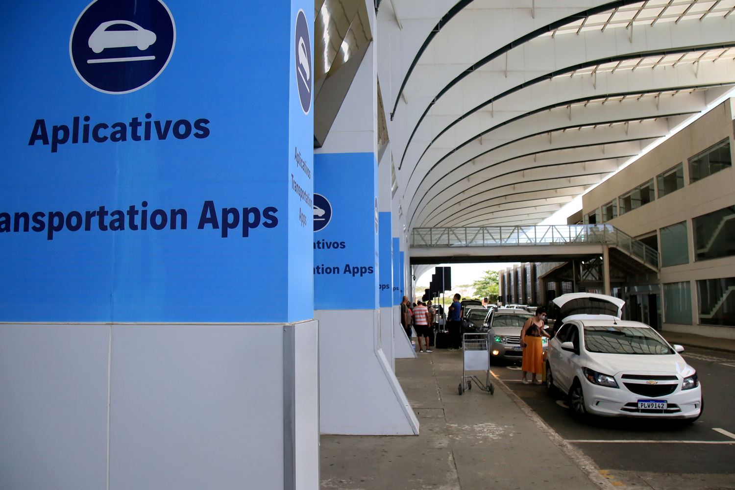 aeroporto, carro de aplicativo, mobilidade, transporte