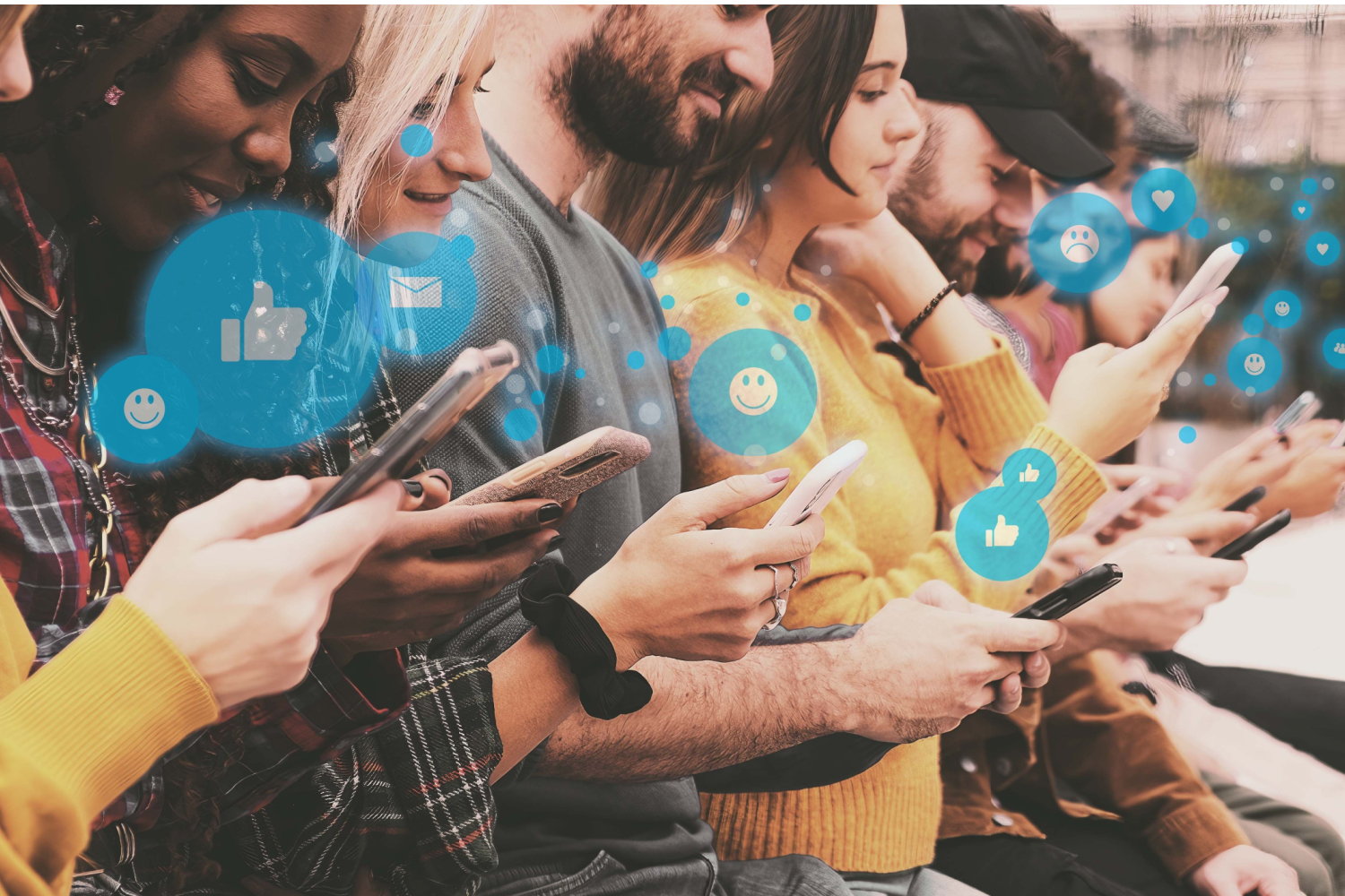 Geração Z, jovens, smartphones, redes sociais