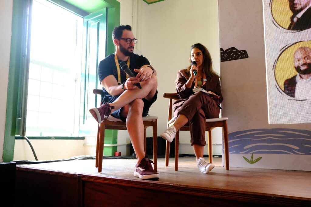 Alex Vieira (HCor) e Déborah Oliveira (IT Mídia)