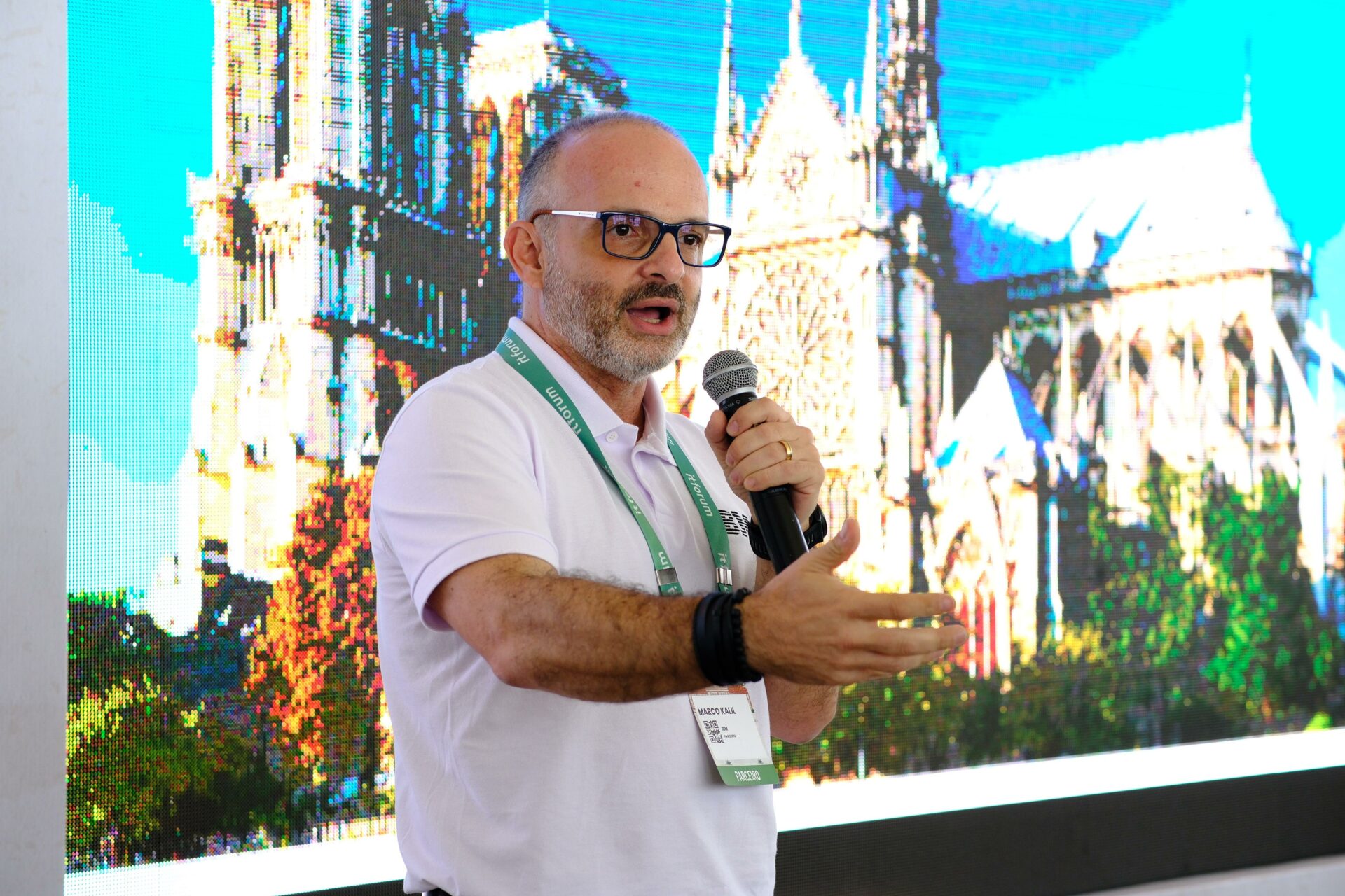 Marco Kalil, gerente geral da IBM Consulting, durante o IT Forum Salvador