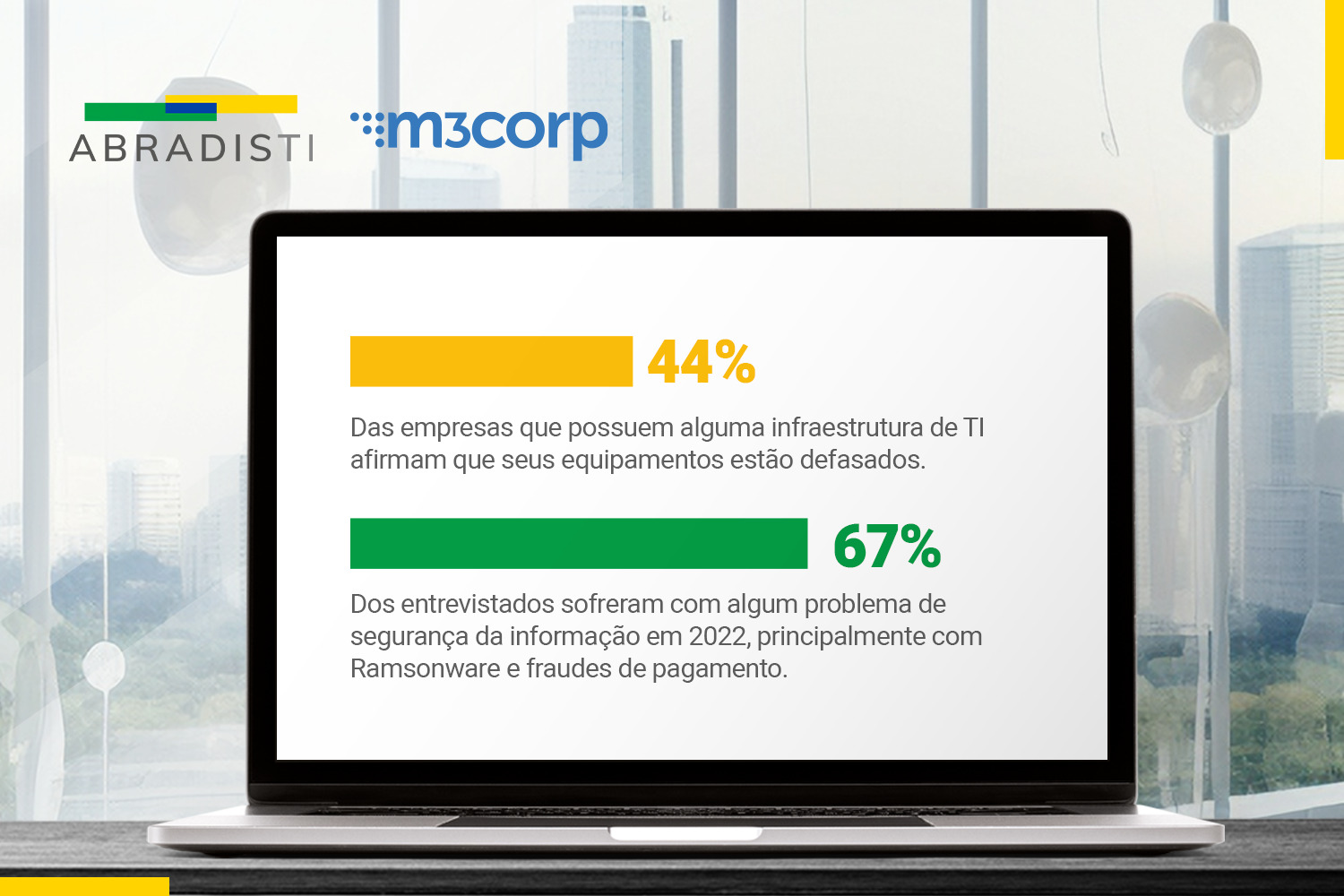 M3Corp e Abradisti cibersegurança