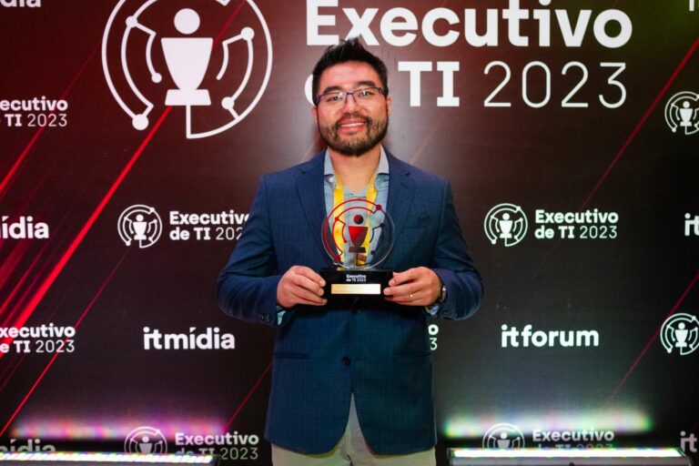 Cesar Heiji Ischida, diretor de TI e Digital da Auren, durante o IT Forum Salvador