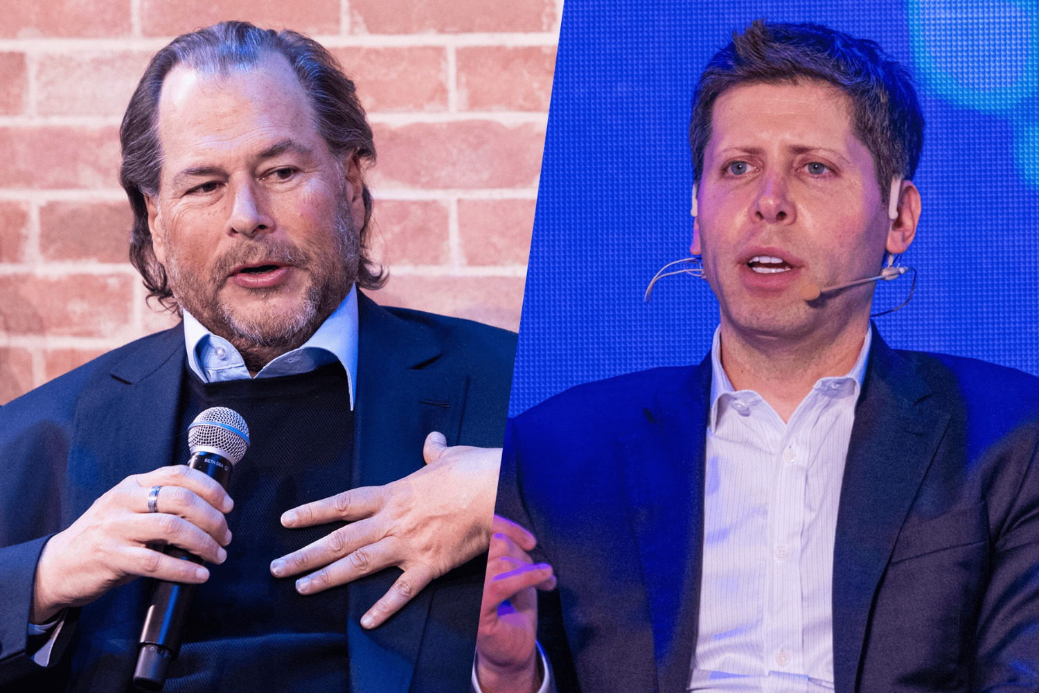 Marc Benioff e Sam Altman debatem sobre IA