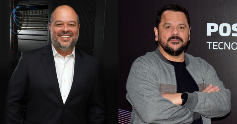 Rodrigo Guercio, VP de Mercado Corporativo e Grandes Contas; e Leandro Rosa dos Santos, VP de Estratégia e Inovação da Positivo