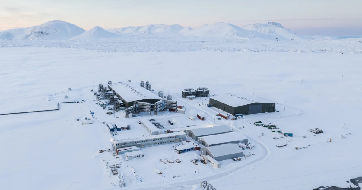 Climeworks Mammoth planta captura de carbono