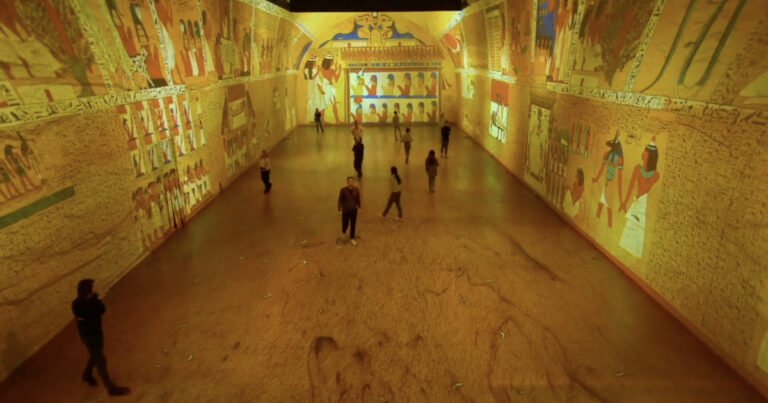 Exposição Tutankamon Uma Experiência Imersiva, arte