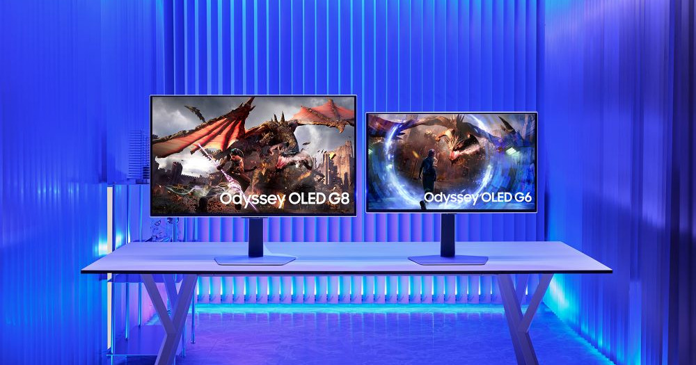 Odyssey Monitores gamer OLED G8 G6 Samsung