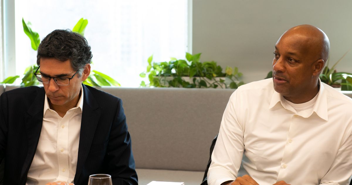 Dave Levy, da AWS (a direita). Foto: Luciana Morassi