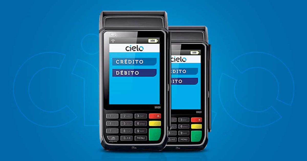 cielo, maquininha, crédito, débito