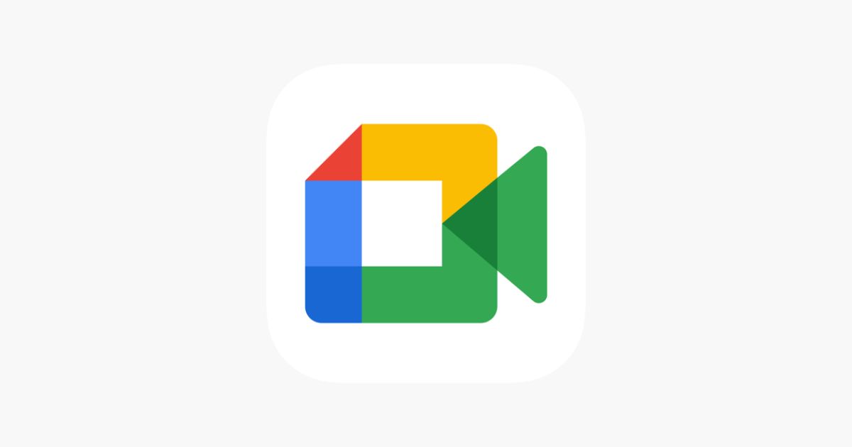 A imagem mostra o ícone do Google Meet, um aplicativo de videoconferência da Google. O ícone é composto por formas geométricas coloridas: uma parte azul, outra amarela e uma verde, representando a câmera de vídeo, simbolizando o uso do aplicativo para reuniões virtuais. O fundo é branco, e o design é simples, moderno e fácil de reconhecer. O Google Meet é amplamente utilizado para videoconferências e reuniões online (google meet)