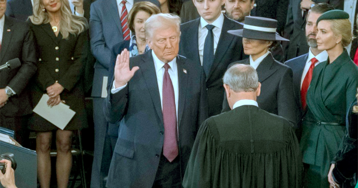 Donald Trump toma posse como presidente dos EUA pela segunda vez - Foto: Congresso americano (redes sociais)