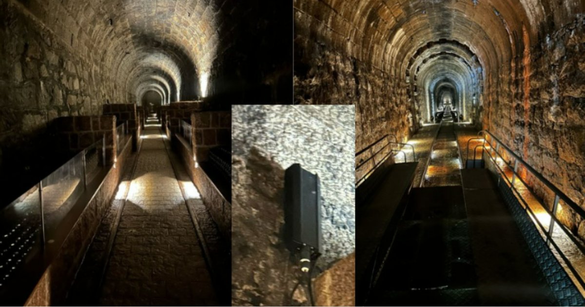 Cave Colinas de Pedra, Wi-Fi ferroviário