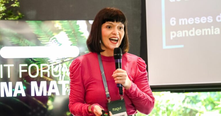 Queit Zunino, então diretora de tecnologia para a América Latina